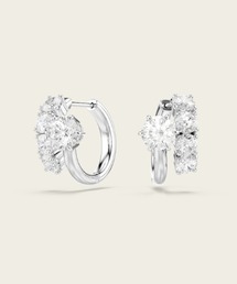 SWAROVSKI｜スワロフスキーのピアス（両耳用）（リング・フープ）通販
