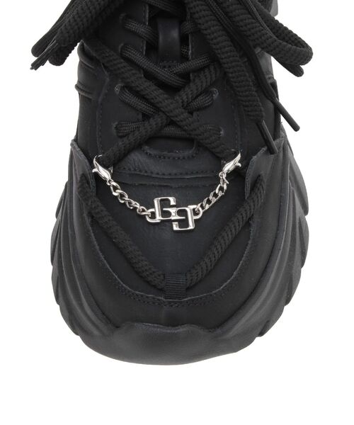 GYDA(ジェイダ)の「GG chain twist cord laceインソールスニーカー(スニーカー・レディース・オフホワイト/ブラック・LARGE/SMALL/MEDIUM)」の18枚目の写真