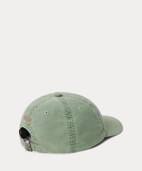 POLO RALPH LAUREN CHILDRENSWEAR(ポロ ラルフ ローレン チルドレンズウェア)の「コットン オックスフォード ボール キャップ(キャップ・キッズ・グリーン系2・S/M)」の4枚目の写真