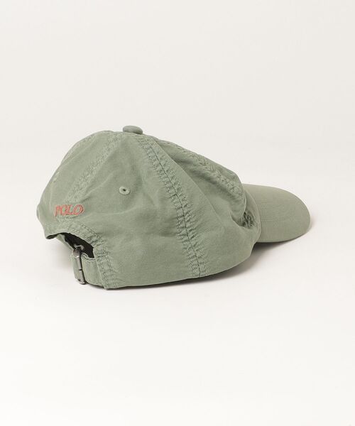POLO RALPH LAUREN CHILDRENSWEAR(ポロ ラルフ ローレン チルドレンズウェア)の「コットン オックスフォード ボール キャップ(キャップ・キッズ・グリーン系2・S/M)」の2枚目の写真