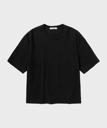 NONBLANK（ノンブランク）の「記者コットンクロップHS Tシャツ_BLACK（Tシャツ/カットソー）」