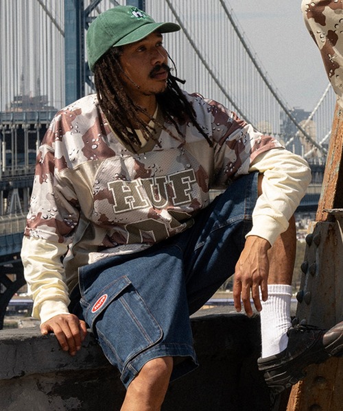 HUF（ハフ）の「OVAL DENIM CARGO SHORT（デニムパンツ・メンズ・グレー系その他/インディゴブルー・32/34/28/30/36）」の16枚目の写真