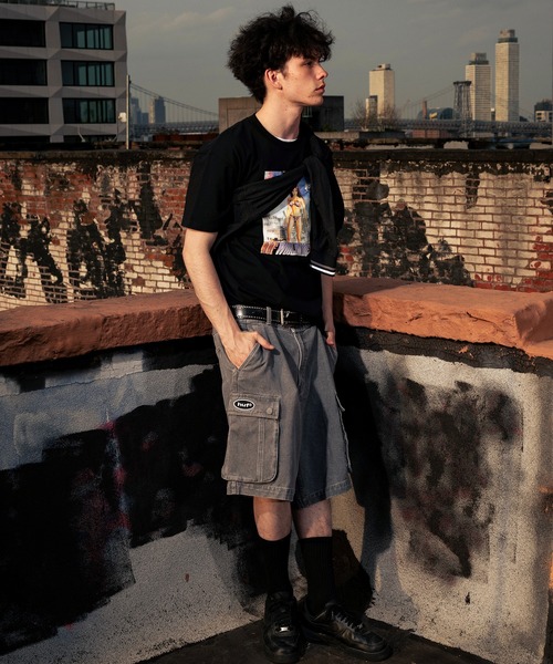 HUF（ハフ）の「OVAL DENIM CARGO SHORT（デニムパンツ・メンズ・グレー系その他/インディゴブルー・32/34/28/30/36）」の14枚目の写真