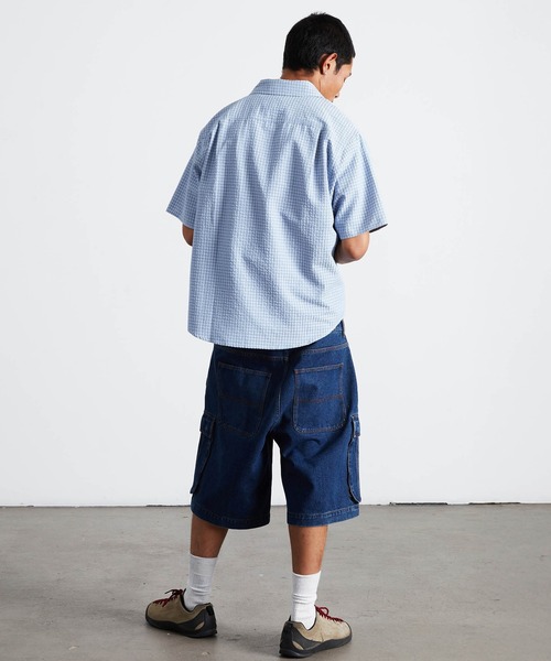 HUF（ハフ）の「OVAL DENIM CARGO SHORT（デニムパンツ・メンズ・グレー系その他/インディゴブルー・32/34/28/30/36）」の6枚目の写真