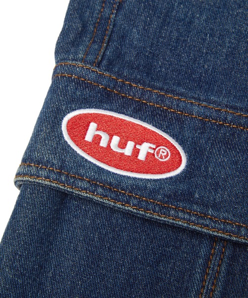 HUF（ハフ）の「OVAL DENIM CARGO SHORT（デニムパンツ・メンズ・グレー系その他/インディゴブルー・32/34/28/30/36）」の12枚目の写真