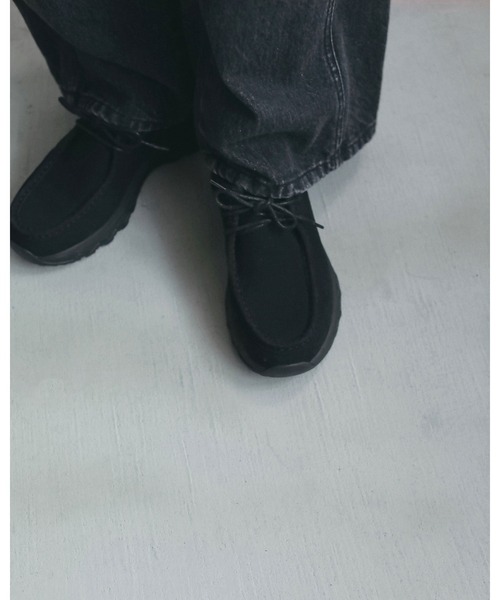 anuke(アンヌーク)の「Eco Suede Moccasin(モカシン/デッキシューズ・レディース・ベージュ/ブラック/ブラウン・38inch/37inch/36inch)」の5枚目の写真