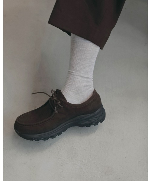 anuke(アンヌーク)の「Eco Suede Moccasin(モカシン/デッキシューズ・レディース・ベージュ/ブラック/ブラウン・38inch/37inch/36inch)」の7枚目の写真