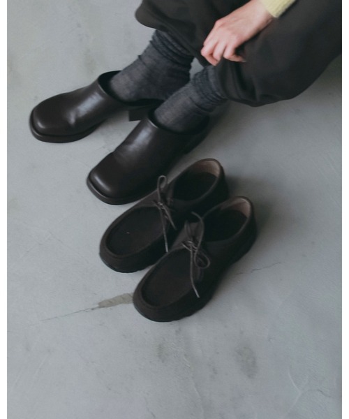 anuke(アンヌーク)の「Eco Suede Moccasin(モカシン/デッキシューズ・レディース・ベージュ/ブラック/ブラウン・38inch/37inch/36inch)」の10枚目の写真