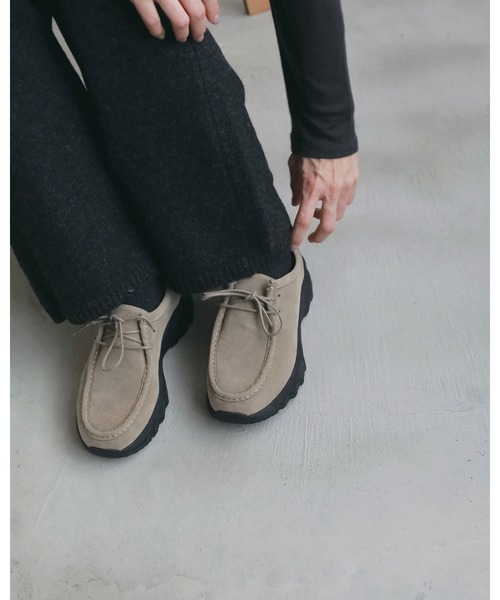 anuke(アンヌーク)の「Eco Suede Moccasin(モカシン/デッキシューズ・レディース・ベージュ/ブラック/ブラウン・38inch/37inch/36inch)」の13枚目の写真