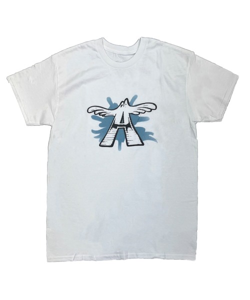 LuVLEE(ラヴリー)の「AEROSMITH Aロゴ T-SHIRT(Tシャツ/カットソー・メンズ・ホワイト/ブラック・MEDIUM/X-LARGE/LARGE)」の2枚目の写真