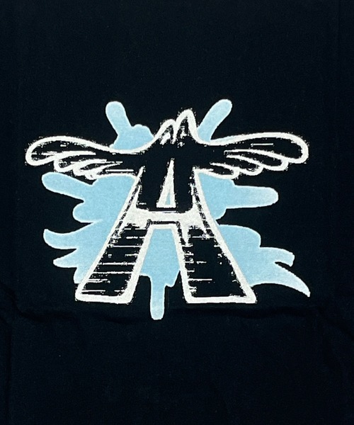 LuVLEE(ラヴリー)の「AEROSMITH Aロゴ T-SHIRT(Tシャツ/カットソー・メンズ・ホワイト/ブラック・MEDIUM/X-LARGE/LARGE)」の3枚目の写真