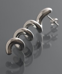 YArKA（ヤーカ）の「【YArKA/ヤーカ】 twist hollow earring(pierce) [RSTS2] / 中空ツイストピアス（ピアス（片耳用））」