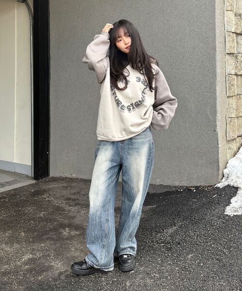 SIGNATURE（シグネチャ）の「レギュラーカラー フードパーカー[ダストグレー]（パーカー・レディース・その他・MEDIUM/LARGE）」の14枚目の写真