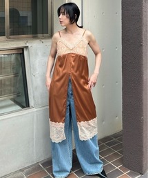 Henon. | レーススリップキャミワンピース(ワンピース)