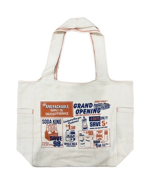 BACKYARD FAMILY(バックヤードファミリー)の「アンドパッカブル andpackable ツイルマルシェバッグ(クラッチバッグ・レディース・その他5/その他2/その他9/その他8/その他10/その他7/その他6・FREE)」の5枚目の写真