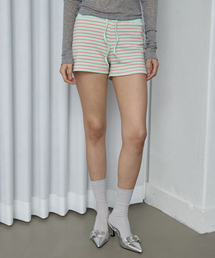 Stripe Micro Shorts Mint