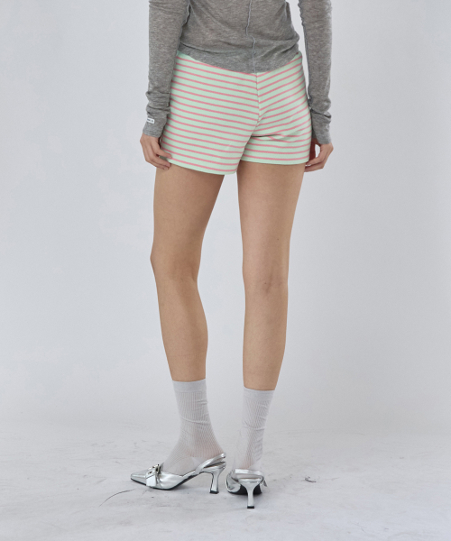 RENSE(レンセ)の「Stripe Micro Shorts Mint(その他パンツ・レディース・その他・OS)」の2枚目の写真