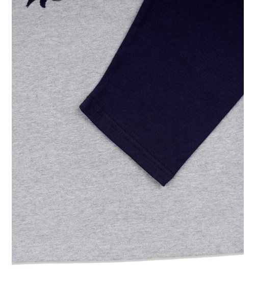 FABULOUS ARCHIVE（ファビュラスアーカイブ）の「ドラゴンパッチラグラン長袖Tシャツネイビー(FCG1TS692M)（Tシャツ/カットソー・レディース・ネイビー・MEDIUM）」の11枚目の写真