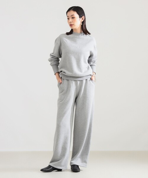 Demi-Luxe BEAMS（デミルクス ビームス）の「AK+1 / 裏毛 スウェット パンツ（スウェットパンツ・レディース・グレー/ブラック・38/36）」の3枚目の写真