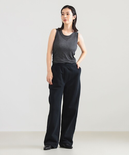 Demi-Luxe BEAMS（デミルクス ビームス）の「AK+1 / 裏毛 スウェット パンツ（スウェットパンツ・レディース・グレー/ブラック・38/36）」の17枚目の写真