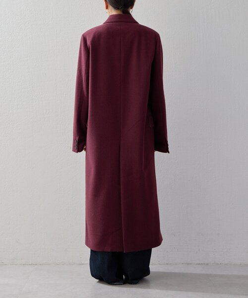 UNFORM(アンフォーム)の「【2026AW Debut】【UNFORM】チェスターコート(チェスターコート・レディース・ブラック/バーガンディー・FREE)」の17枚目の写真