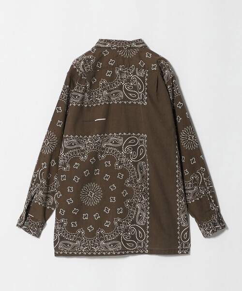 Steven Alan(スティーブンアラン)の「<B.T.R Behind The River × Steven Alan> BANDANA SHIRT/シャツ(シャツ/ブラウス・メンズ・グレー系/ブラウン系・L/M)」の8枚目の写真