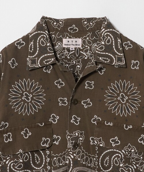Steven Alan(スティーブンアラン)の「<B.T.R Behind The River × Steven Alan> BANDANA SHIRT/シャツ(シャツ/ブラウス・メンズ・グレー系/ブラウン系・L/M)」の9枚目の写真