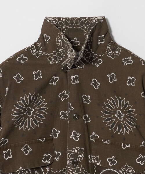 Steven Alan(スティーブンアラン)の「<B.T.R Behind The River × Steven Alan> BANDANA SHIRT/シャツ(シャツ/ブラウス・メンズ・グレー系/ブラウン系・L/M)」の14枚目の写真