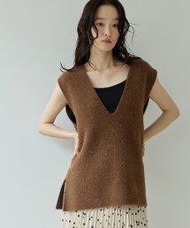【Noka】ミニシャギーベスト《WEB限定》