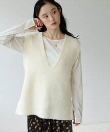 【Noka】ミニシャギーベスト《WEB限定》