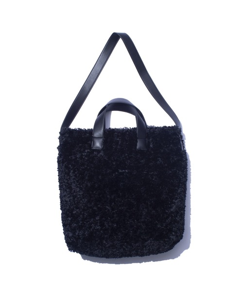F/CE. (エフシーイー)の「F/CE. BOA 2WAY TOTE BAG / エフシーイー ボア 2ウェイ トートバッグ(トートバッグ・レディース・ベージュ/ブラック・FREE)」の3枚目の写真