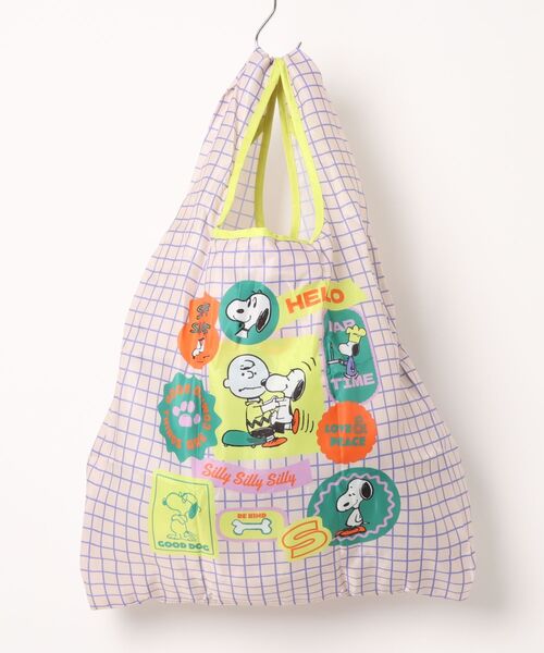 PEANUTS(ピーナッツ)の「【 PEANUTS 】 ヴィンテージピーナッツ マルシェショッピングバッグ 26S7(エコバッグ/サブバッグ・レディース・イエロー・FREE)」の2枚目の写真