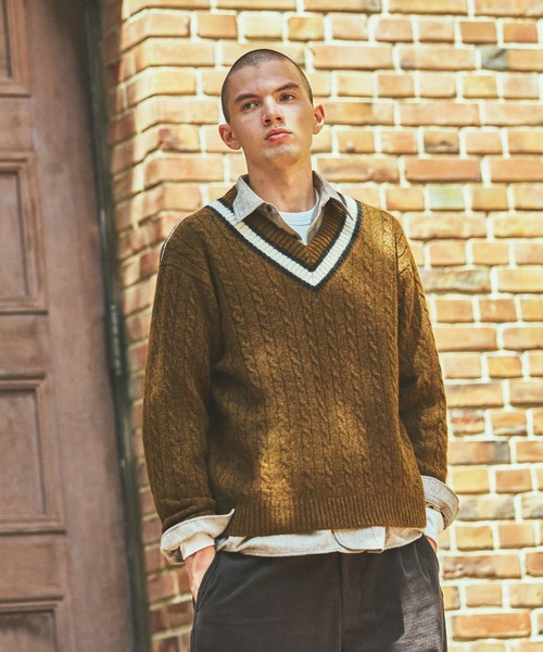 niko and...（ニコアンド）の「【ANDSEWN (アンドソーン)】ビンテージ刺繍シャツ（シャツ/ブラウス・メンズ・ブルー/グレー・MEDIUM/LARGE）」の5枚目の写真