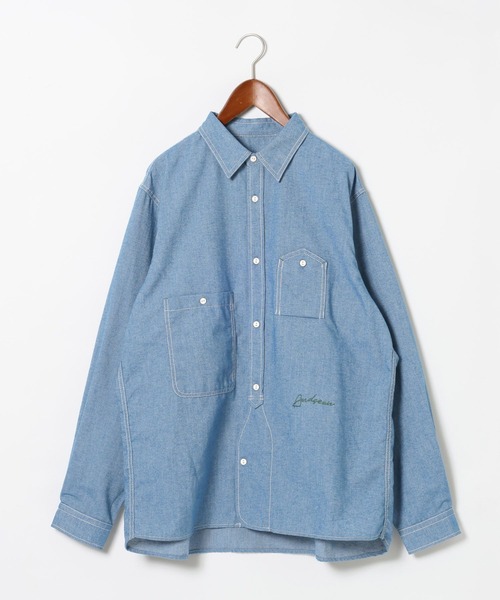 niko and...（ニコアンド）の「【ANDSEWN (アンドソーン)】ビンテージ刺繍シャツ（シャツ/ブラウス・メンズ・ブルー/グレー・MEDIUM/LARGE）」の20枚目の写真