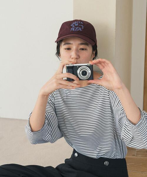 URBAN RESEARCH DOORS（アーバンリサーチドアーズ）の「タックスリーブボーダープルオーバー（Tシャツ/カットソー・レディース・ホワイト系その他/ブラック/ブラウン系その他・FREE）」の5枚目の写真