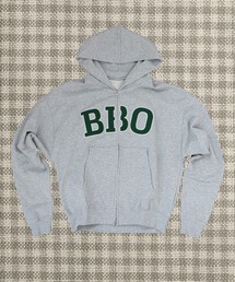 bashful base Oriental（バッシュフルベースオリエンタル）の「【bbO】ワッペンロゴダブルジップボリュームパーカー（パーカー）」