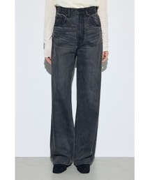 【累計25,000本突破！】【身長/骨格別着用画像あり】AZUL DENIM ハイウエストワイドデニム　全骨格美脚　体系カバー　超足長　細見え　着痩せ