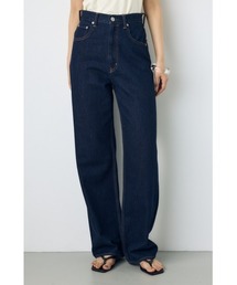 【累計25,000本突破!】【身長/骨格別着用画像あり】AZUL DENIM ハイウエストワイドデニム 全骨格美脚 体系カバー 超足長 細見え 着痩せ