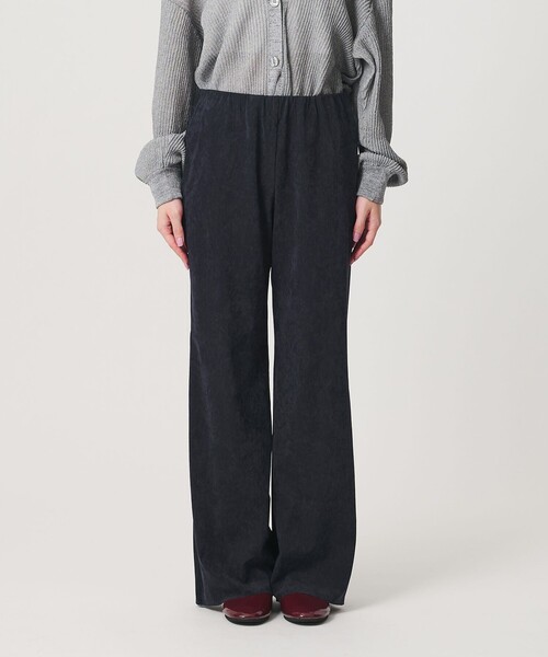 BEAUTY&YOUTH UNITED ARROWS（ビューティーアンドユースユナイテッドアローズ）の「スエードライク フレアパンツ ウォッシャブル（その他パンツ・レディース・ベージュ/ネイビー・S/M）」の9枚目の写真