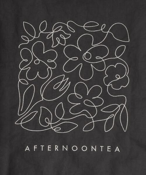Afternoon Tea（アフタヌーンティー）の「ポケット付きエコバッグ（エコバッグ/サブバッグ・レディース・ダークグレー・ONE SIZE）」の6枚目の写真