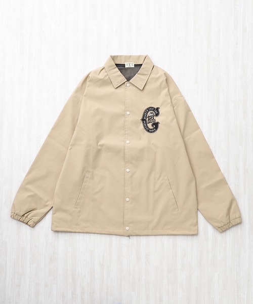 The Endless Summer(エンドレスサマー)の「TES 60's SURF CLUB COACH JACKET / コーチジャケット(ナイロンジャケット・メンズ・ベージュ/ブラック/ネイビー・X-LARGE/LARGE/MEDIUM)」の2枚目の写真