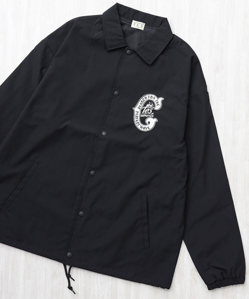 The Endless Summer(エンドレスサマー)の「TES 60's SURF CLUB COACH JACKET / コーチジャケット(ナイロンジャケット・メンズ・ベージュ/ブラック/ネイビー・X-LARGE/LARGE/MEDIUM)」の4枚目の写真