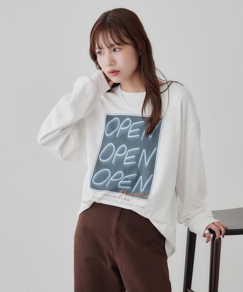 DISCOAT(ディスコート)の「【Enlude】アソートタイポグラフフォトロンT《ユニセックス》(Tシャツ/カットソー・レディース・チャコールグレー/グレー/オフホワイト・MEDIUM/LARGE)」の2枚目の写真