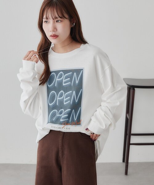 DISCOAT(ディスコート)の「【Enlude】アソートタイポグラフフォトロンT《ユニセックス》(Tシャツ/カットソー・レディース・チャコールグレー/グレー/オフホワイト・MEDIUM/LARGE)」の4枚目の写真