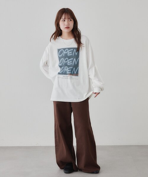 DISCOAT(ディスコート)の「【Enlude】アソートタイポグラフフォトロンT《ユニセックス》(Tシャツ/カットソー・レディース・チャコールグレー/グレー/オフホワイト・MEDIUM/LARGE)」の6枚目の写真