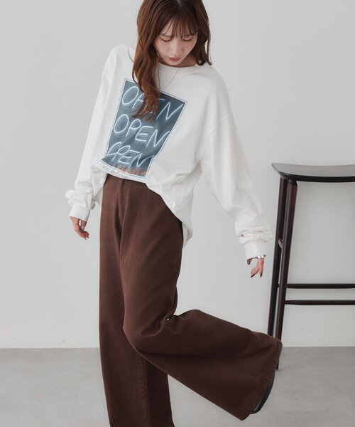DISCOAT(ディスコート)の「【Enlude】アソートタイポグラフフォトロンT《ユニセックス》(Tシャツ/カットソー・レディース・チャコールグレー/グレー/オフホワイト・MEDIUM/LARGE)」の8枚目の写真