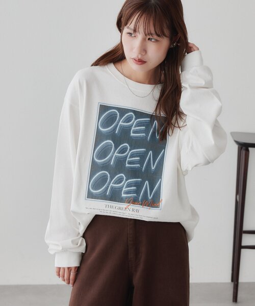 DISCOAT(ディスコート)の「【Enlude】アソートタイポグラフフォトロンT《ユニセックス》(Tシャツ/カットソー・レディース・チャコールグレー/グレー/オフホワイト・MEDIUM/LARGE)」の9枚目の写真