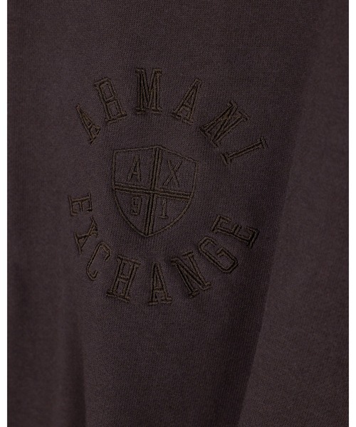 ARMANI EXCHANGE（アルマーニエクスチェンジ）の「【A|X アルマーニ エクスチェンジ】＜オンライン限定＞CO エンブロイダリーロゴ ハーフジップスウェットワンピース（ワンピース・レディース・ダークブラウン・X-SMALL/X-LARGE/SMALL/MEDIUM/LARGE）」の7枚目の写真