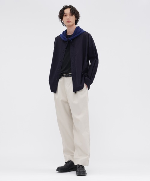 MHL.(エムエイチエル)の「JAPANESE DENSE COTTON(その他パンツ・メンズ・オリーブドラブ/ライトベージュ・SMALL/LARGE/MEDIUM)」の3枚目の写真