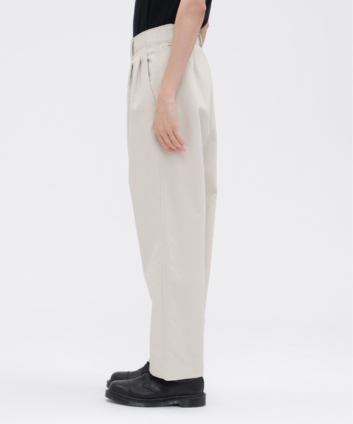 MHL.(エムエイチエル)の「JAPANESE DENSE COTTON(その他パンツ・メンズ・オリーブドラブ/ライトベージュ・SMALL/LARGE/MEDIUM)」の5枚目の写真